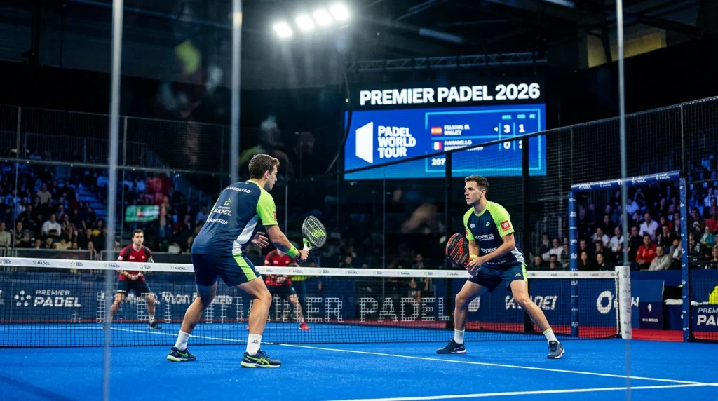 Calendario Premier Padel 2026 con fechas de Majors y picos de actividad para apuestas